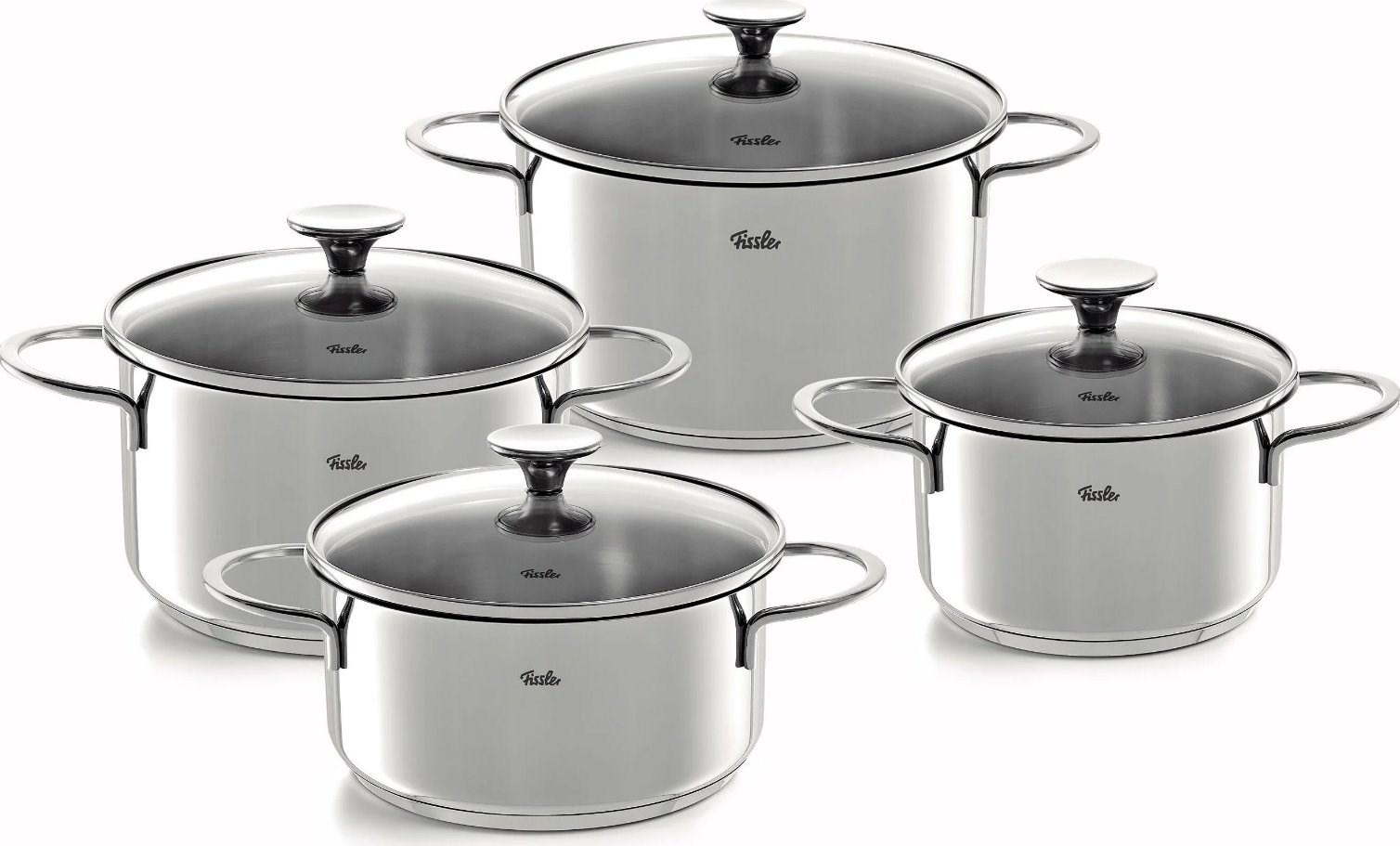 No name Zestaw 4 garnków Fissler