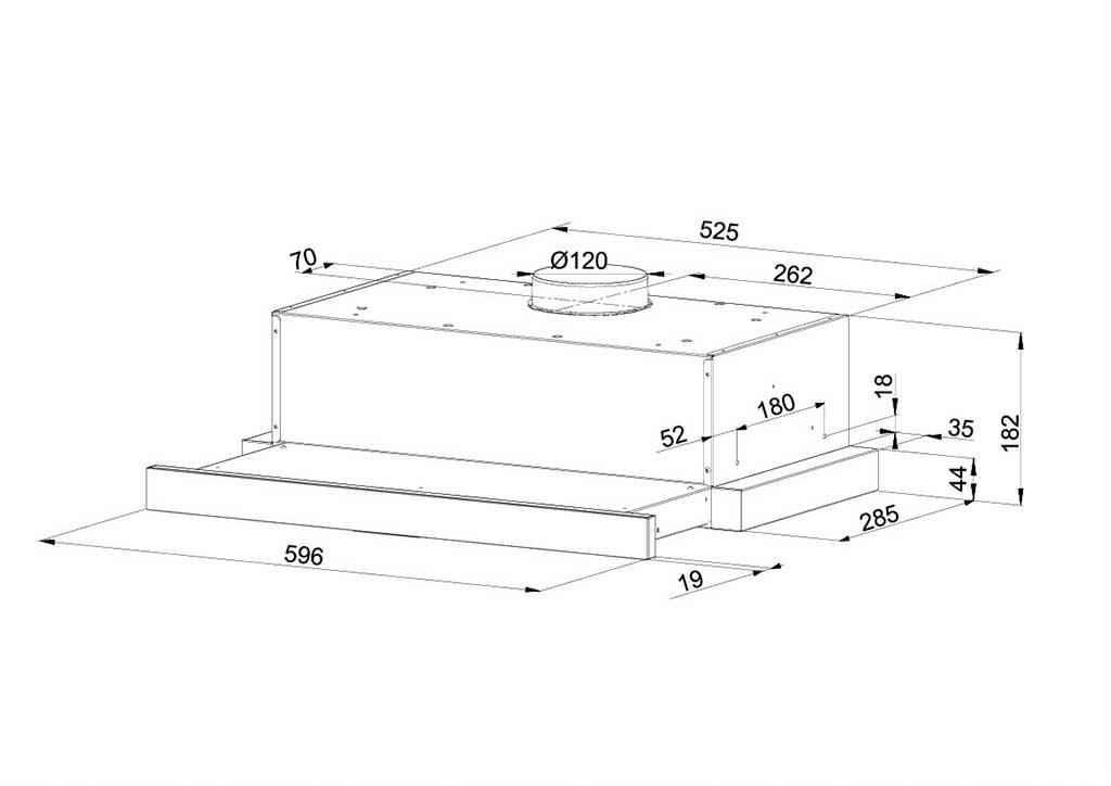 Telescopic hood MAAN Corona G 60