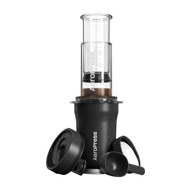 Go Plus coffee maker with black