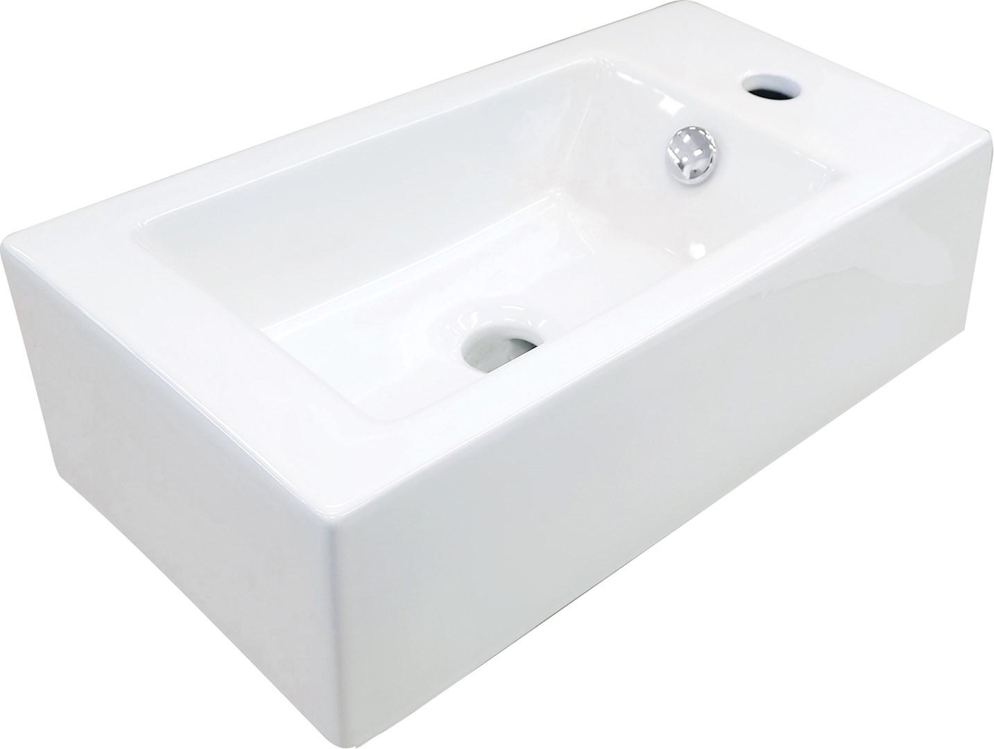 Deante Umywalka ceramiczna nablatowa prawa