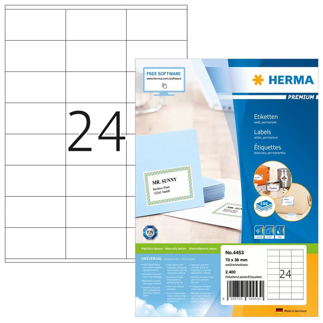 No name HERMA Labels Premium A4