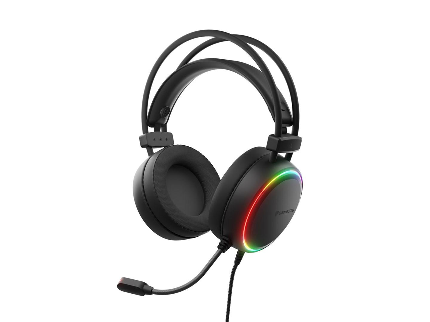 SŁUCHAWKI NAUSZNE GENESIS NEON 614 RGB