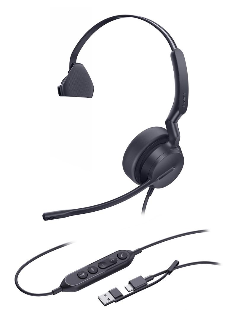 Yealink UH42 Mono USB-C/A Headset Wired