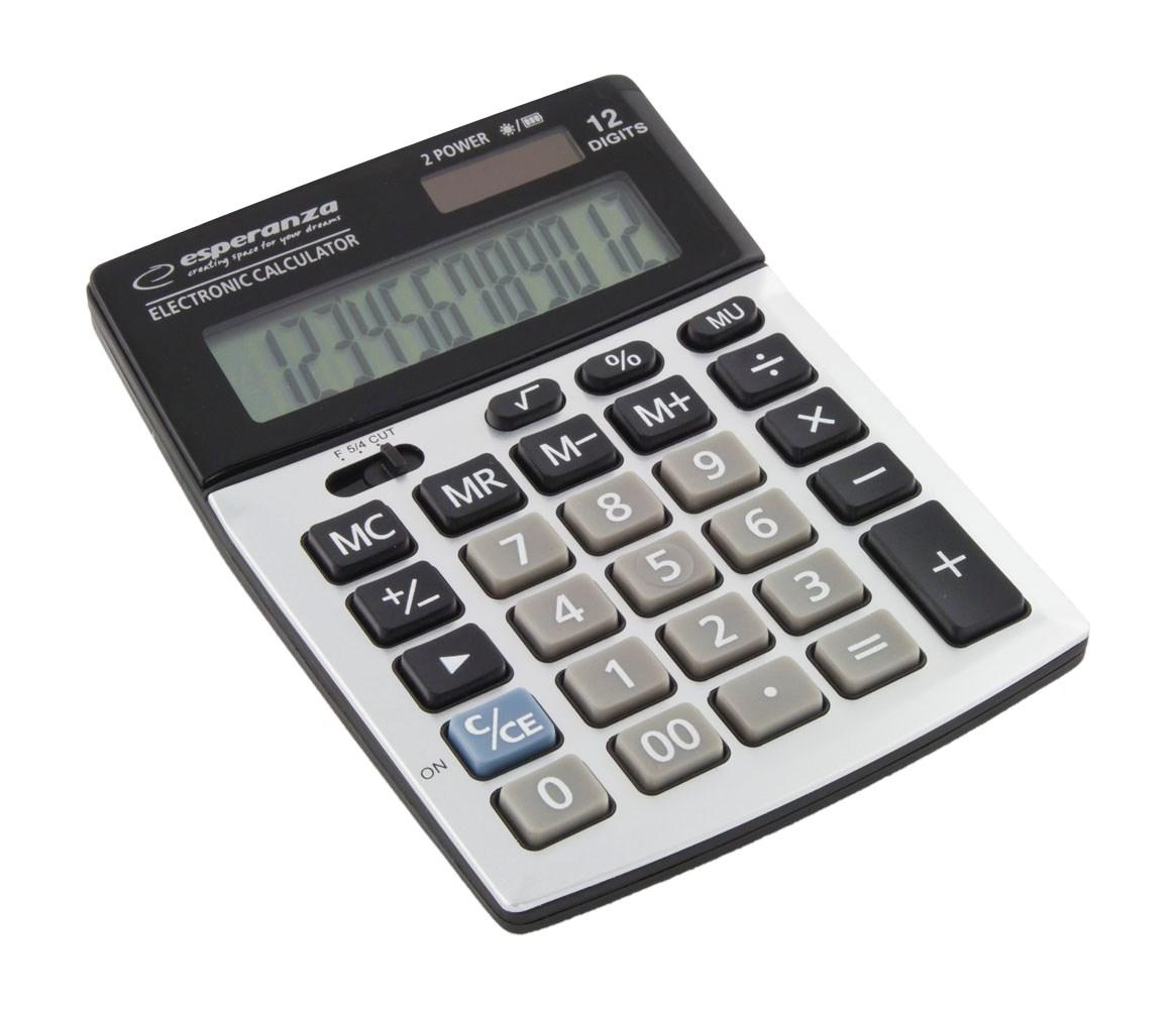 Esperanza ECL102 calculator  Black, Silver