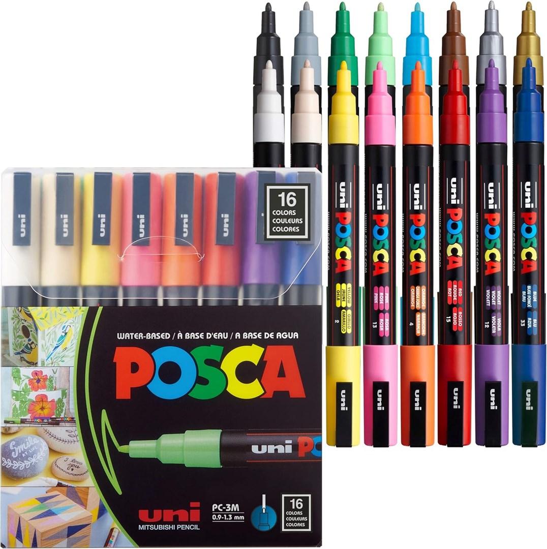 No name POSCA PC-3M Assorted colours