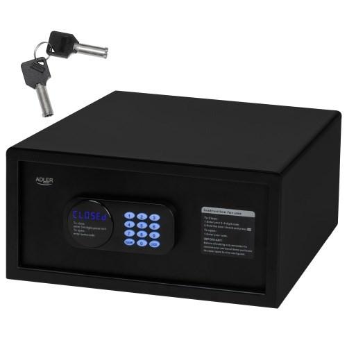 Sejf z kodem elektronicznym i zamkiem