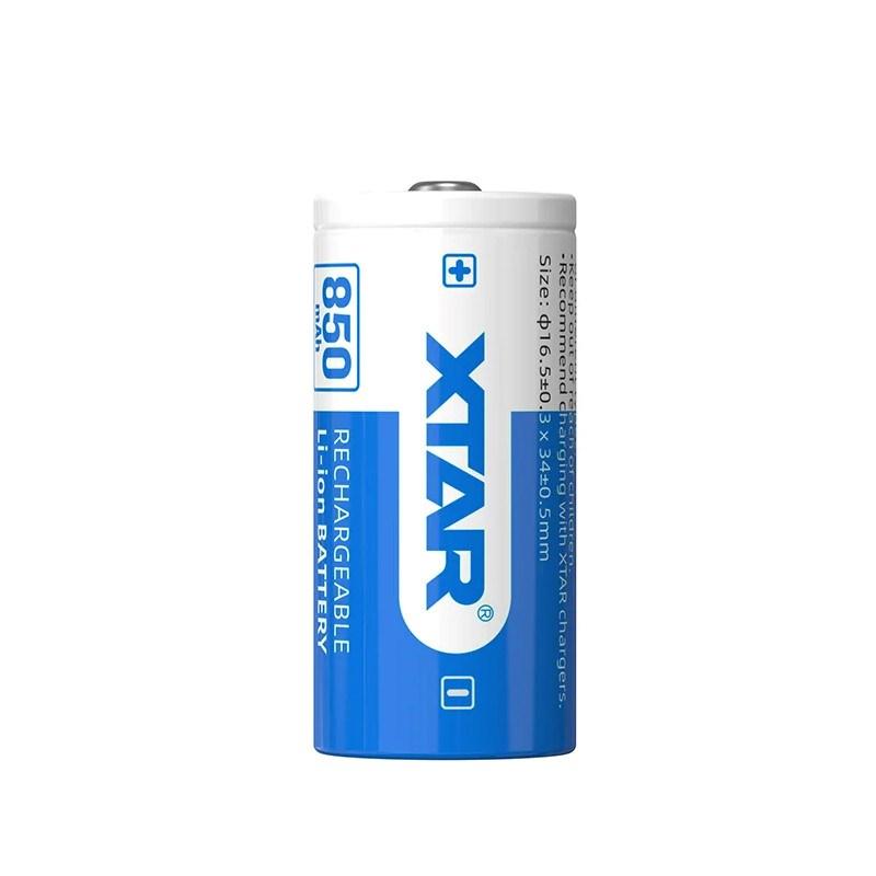 Battery 16340/R-CR123 3,7V Li-ion 850