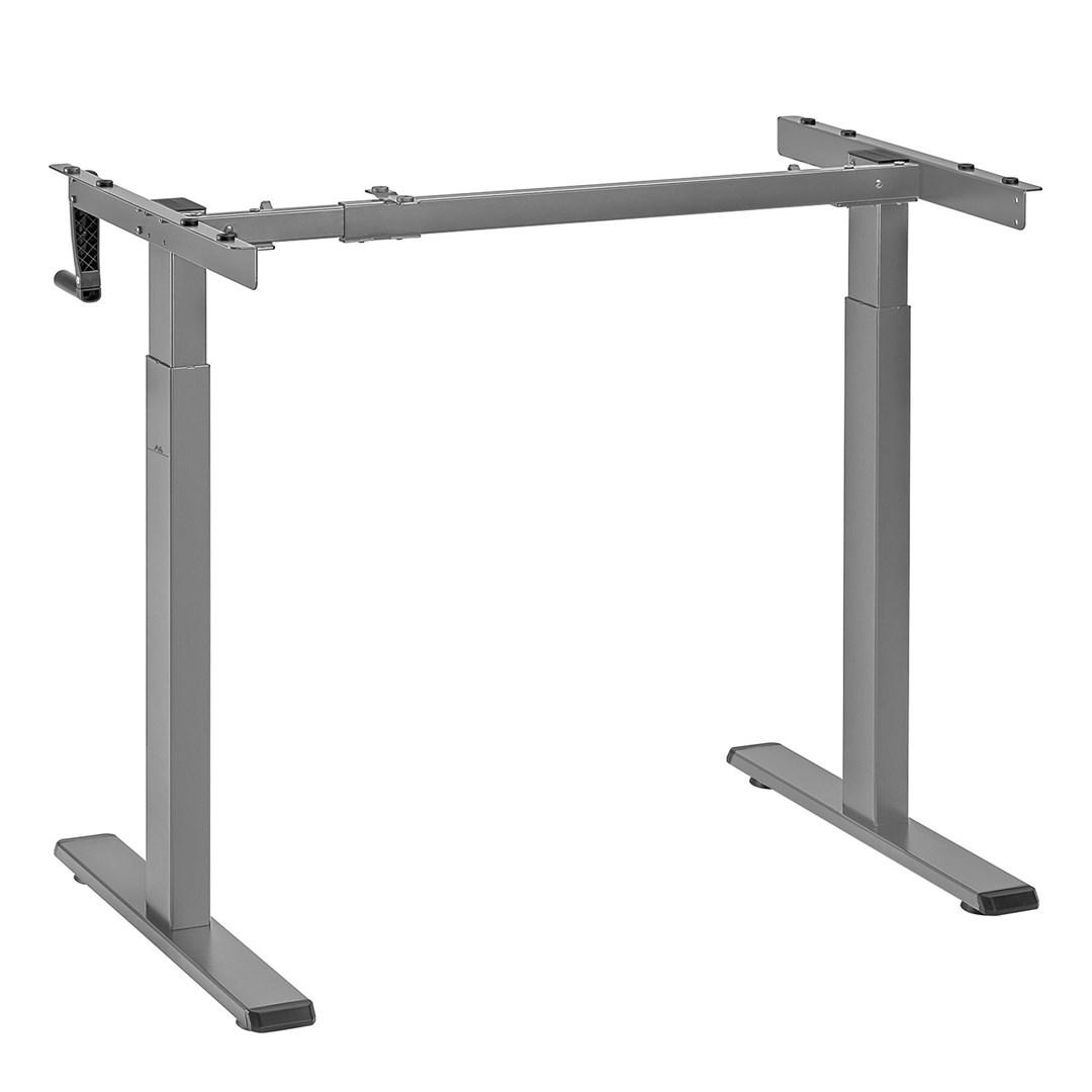 Maclean desk, manual height adjustment, without