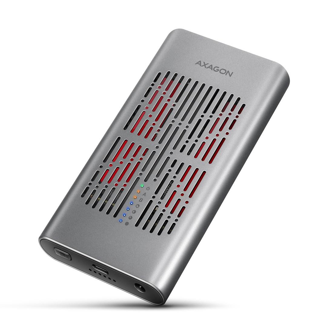 Axagon EEM2-20GD USB-C 20Gbps Dual M