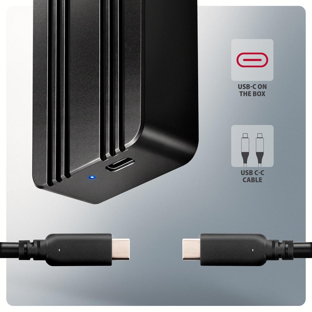 Axagon EEM2-40G USB-C 40Gbps M.2