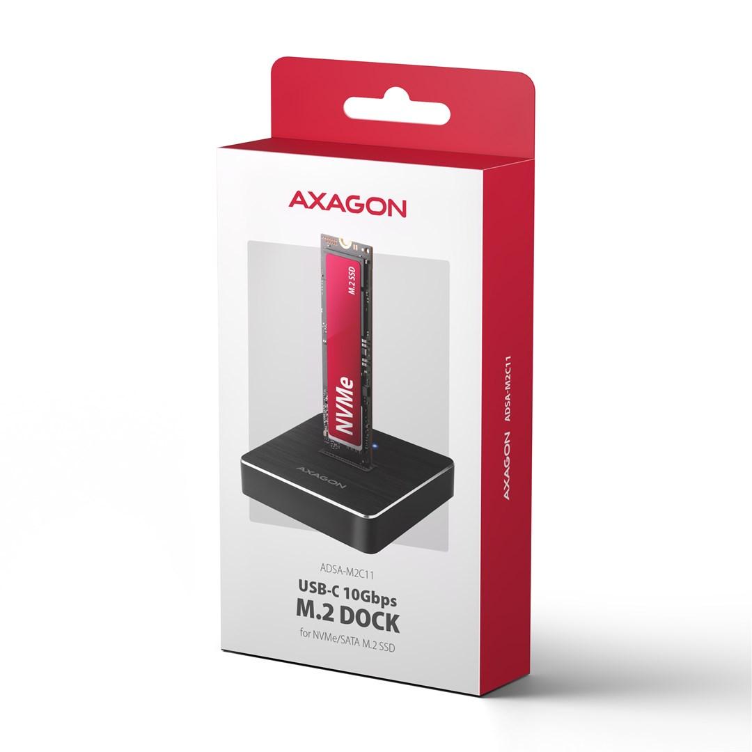 Axagon ADSA-M2C11 USB-C 10Gbps M.2