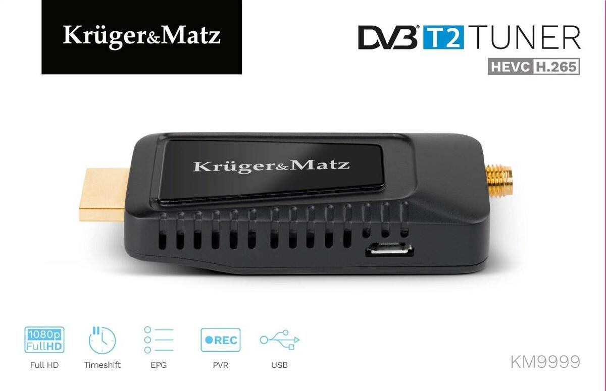 KRUGER & MATZ mini Tuner DVB-T2
