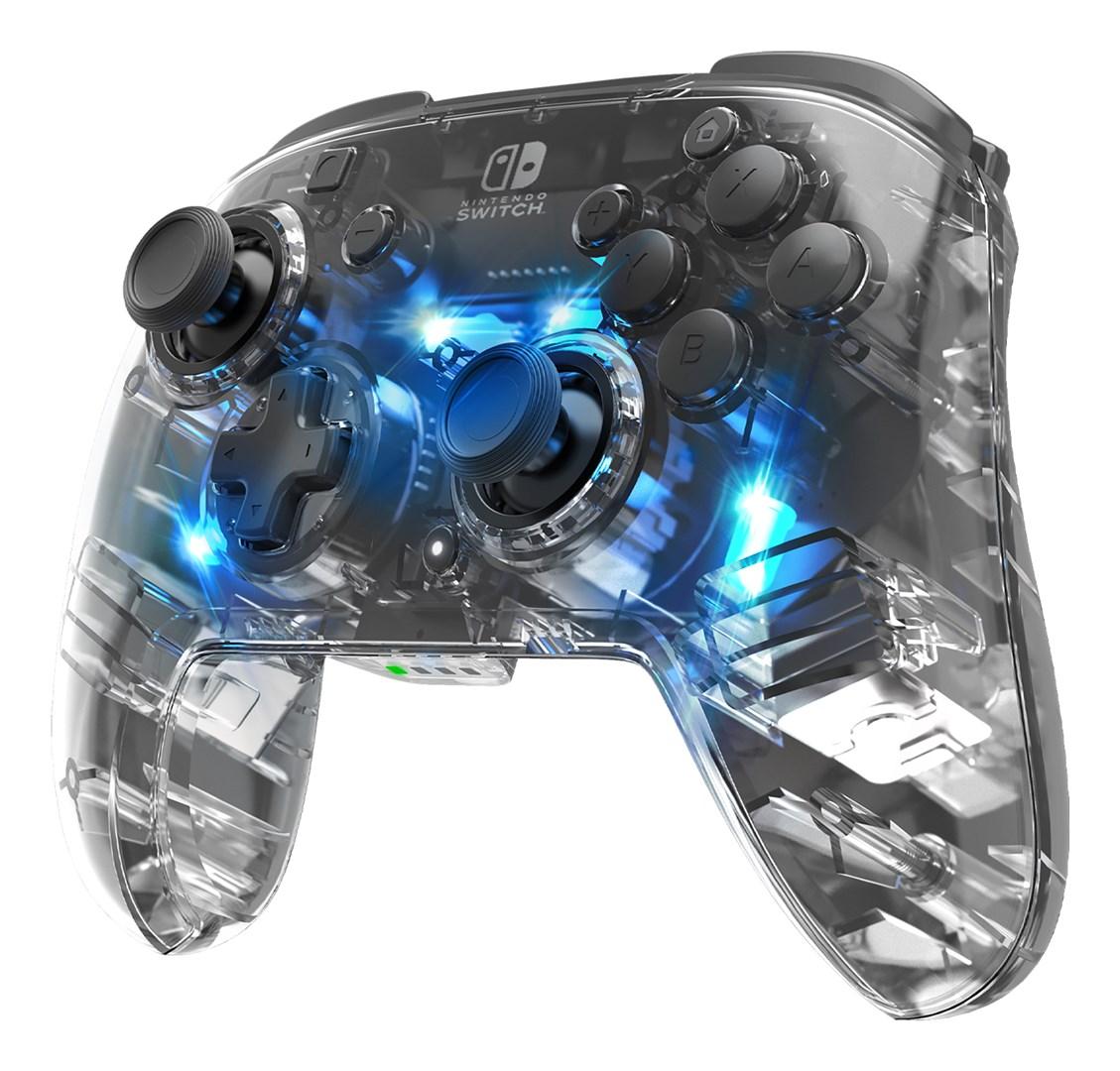 PDP Afterglow Black, Transparent Gamepad Analogue