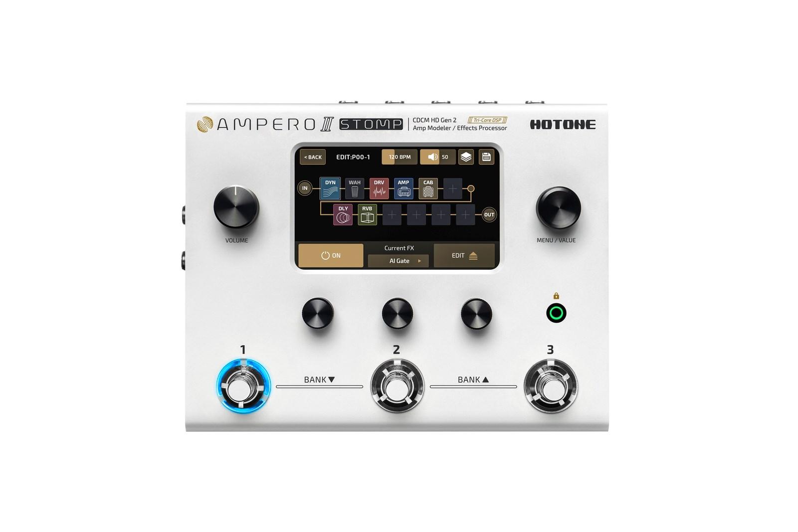 Hotone Ampero II Stomp - multiefekt