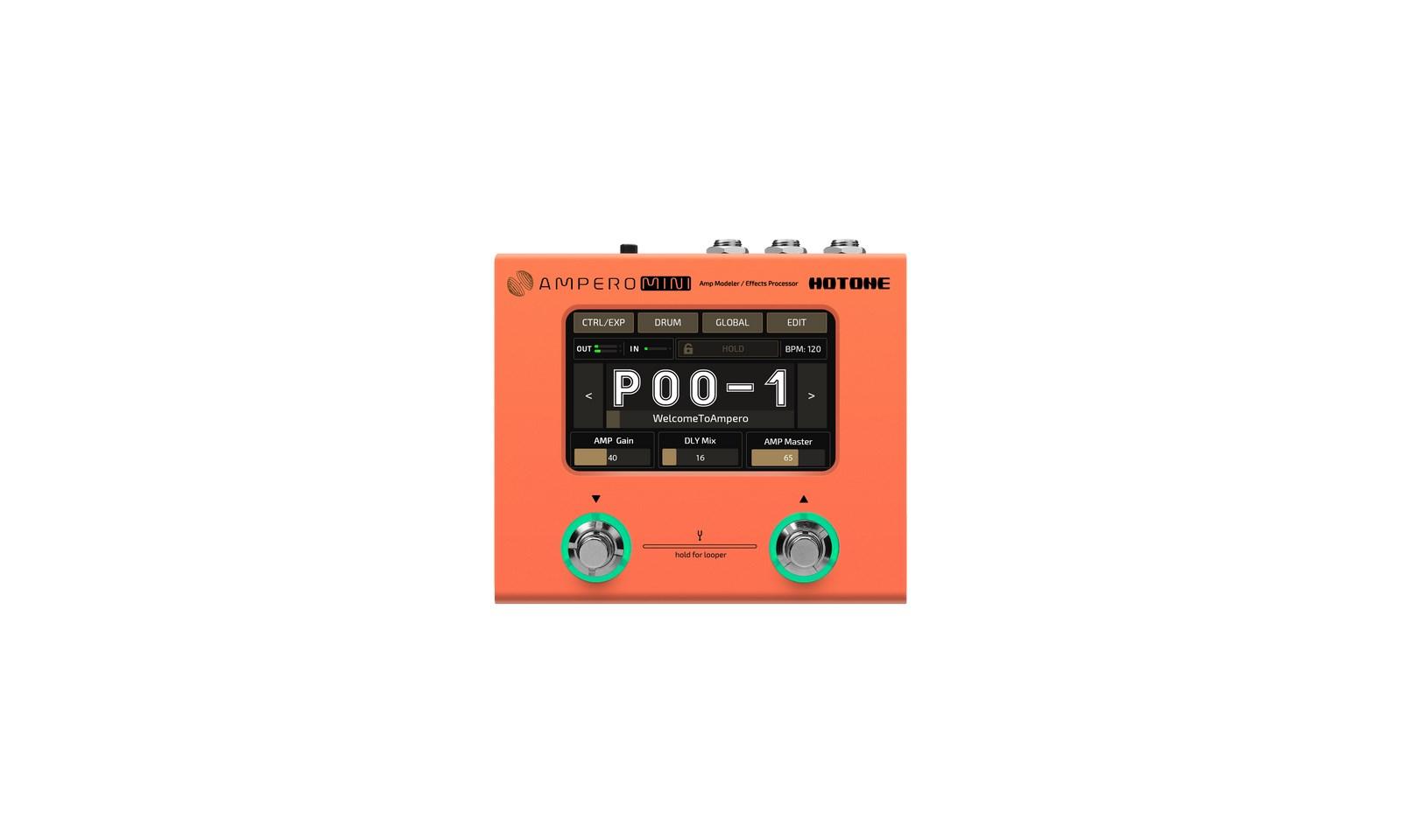 Hotone Ampero Mini (Orange) - multiefekt