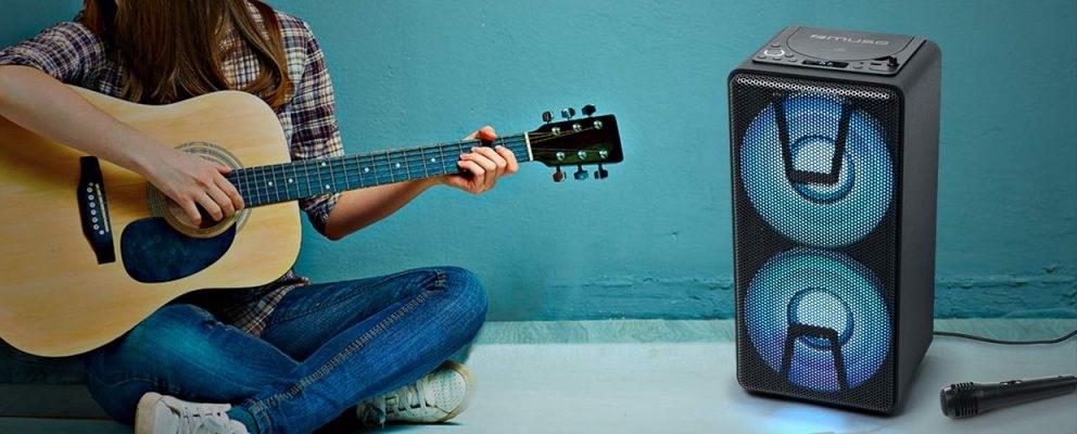 Muse M-1820 DJ portable stereo system