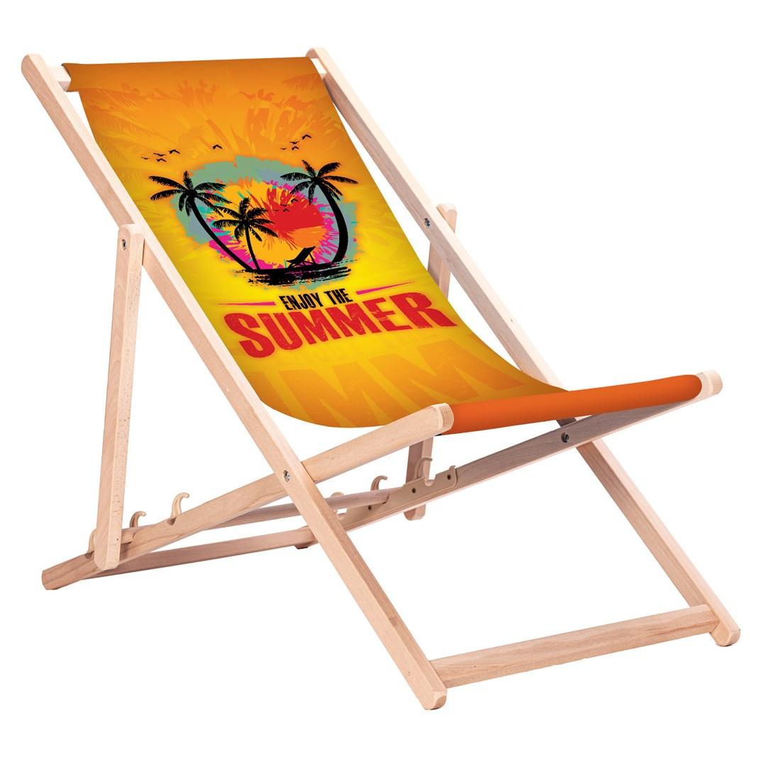 GreenBlue GB183 Classic Beech Deck Chair