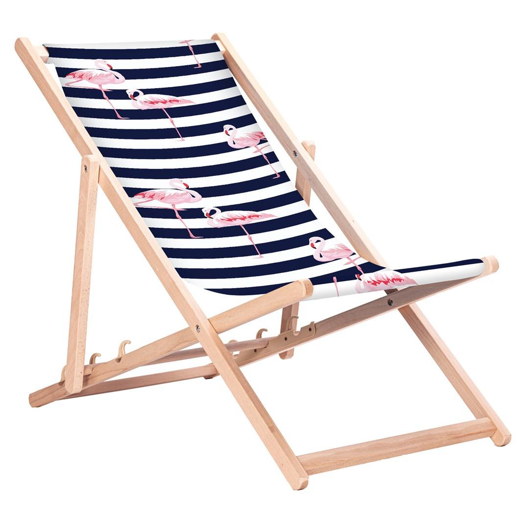 GreenBlue GB183 Classic Beech Deck Chair