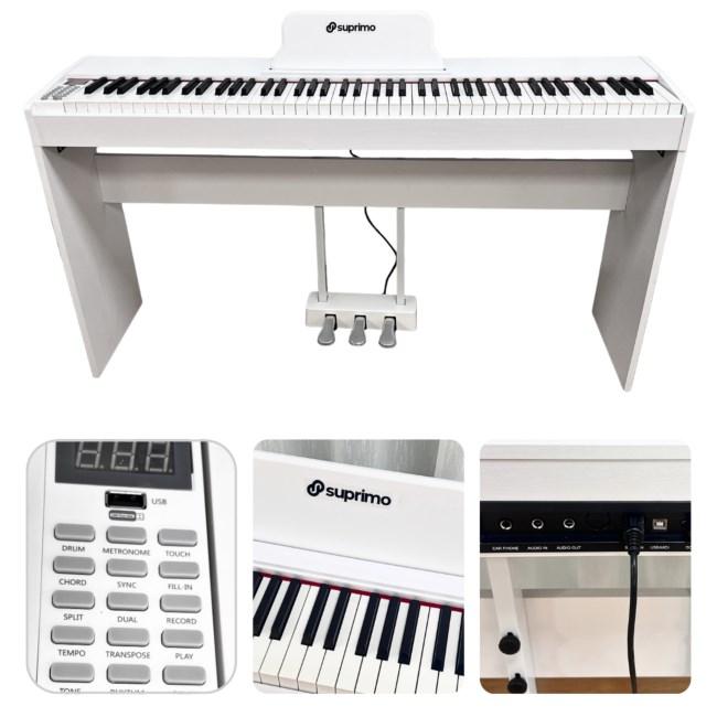 No name SUPRIMO SDP88 WH pianino