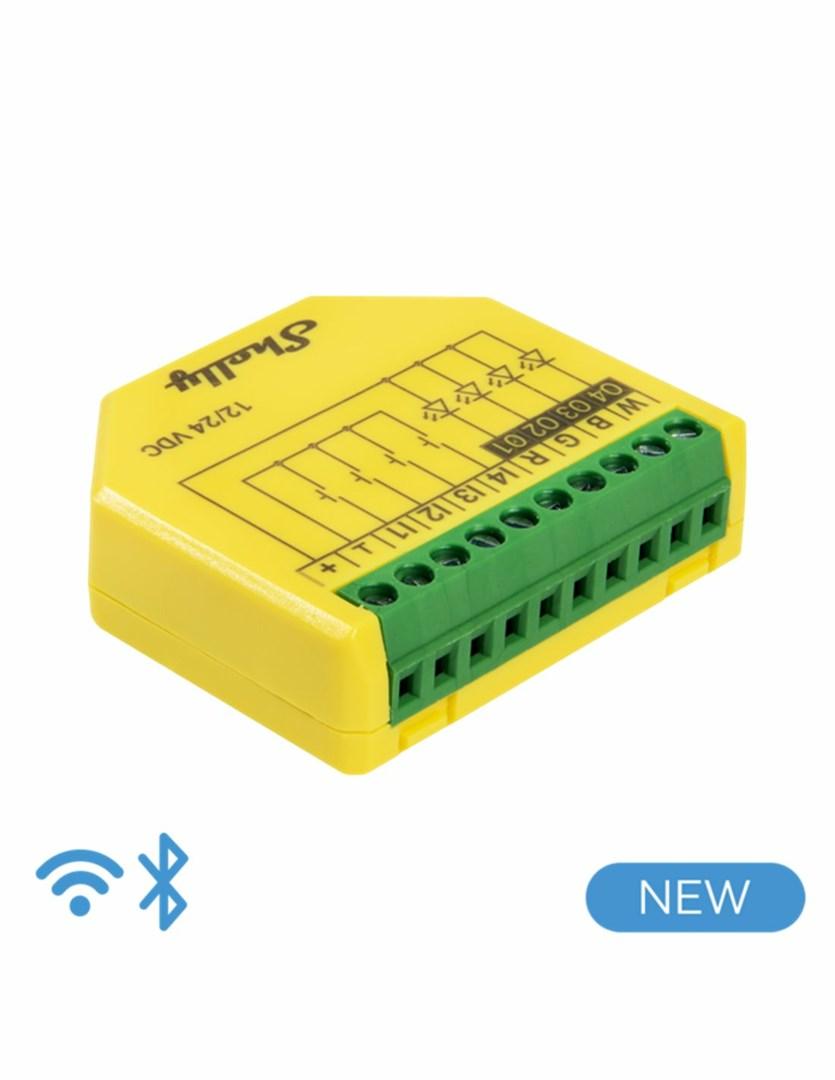 Shelly Plus RGBW PM Wireless Green