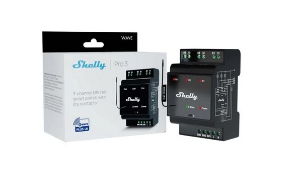 Shelly Qubino Wave Pro 3 3-channel