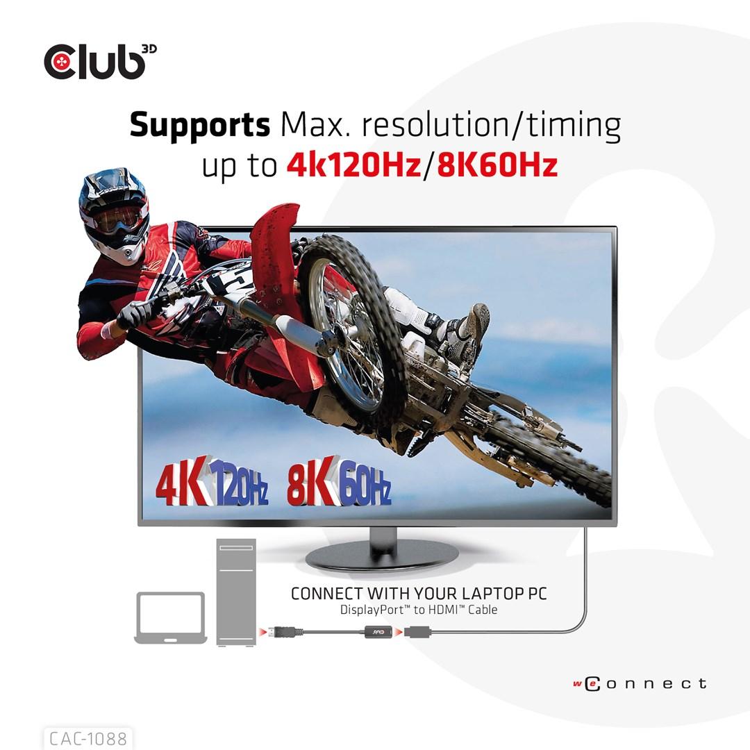CLUB 3D CLUB3D DisplayPort1.4 to