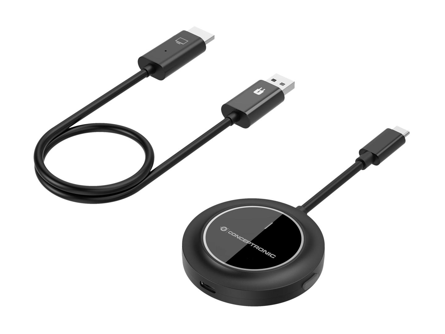No name Conceptronic ATHERIC01B Wireless USB-C