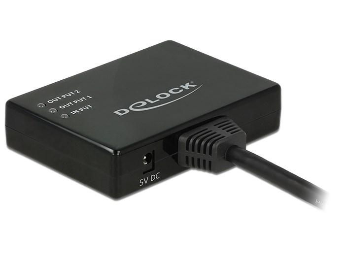 DeLOCK 87700 video splitter HDMI 2x