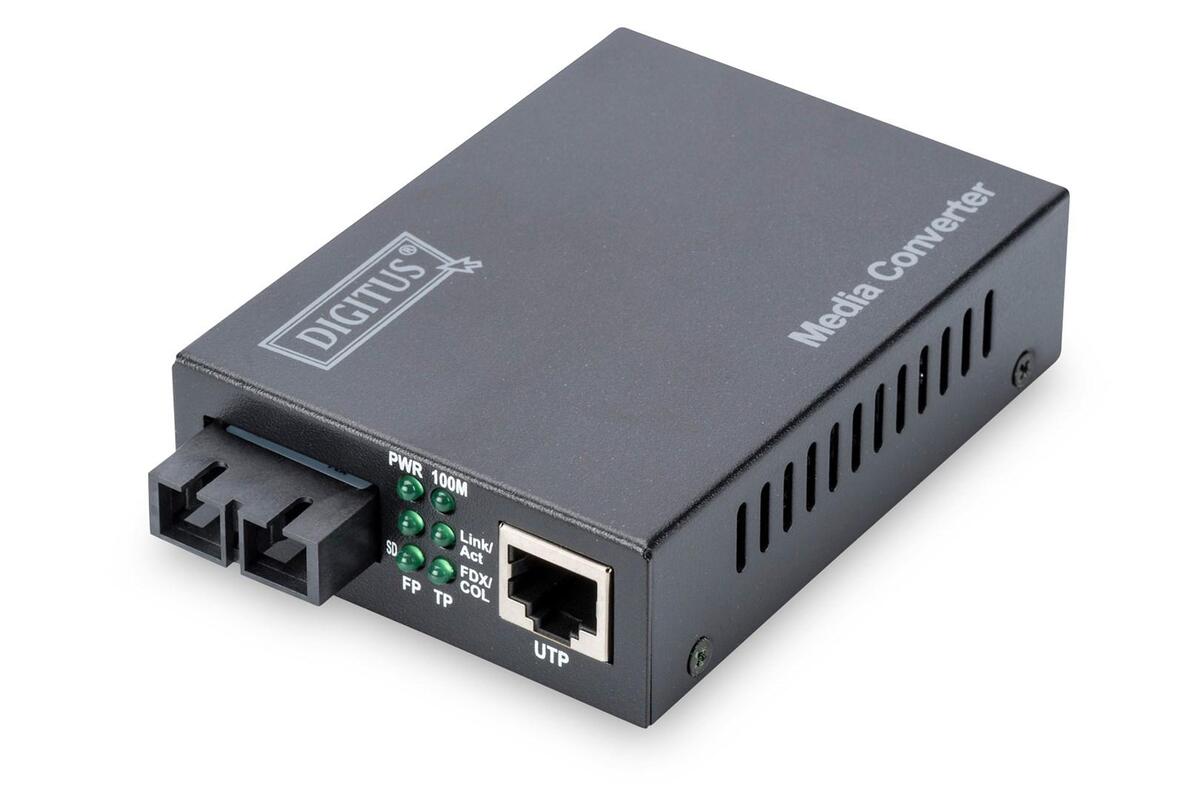 Digitus Fast Ethernet Media Converter, RJ45