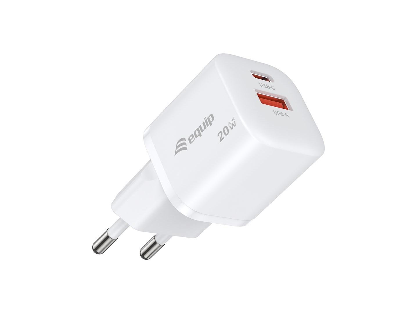 Equip 2-Port 20W GaN USB PD