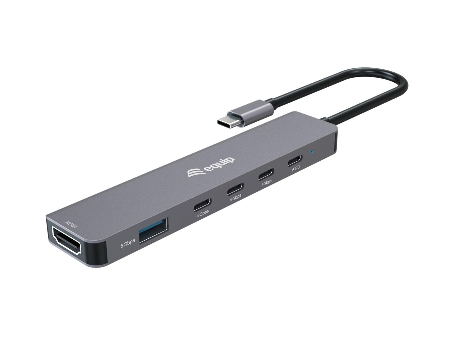 Equip USB-C 6 in 1 Multifunctional