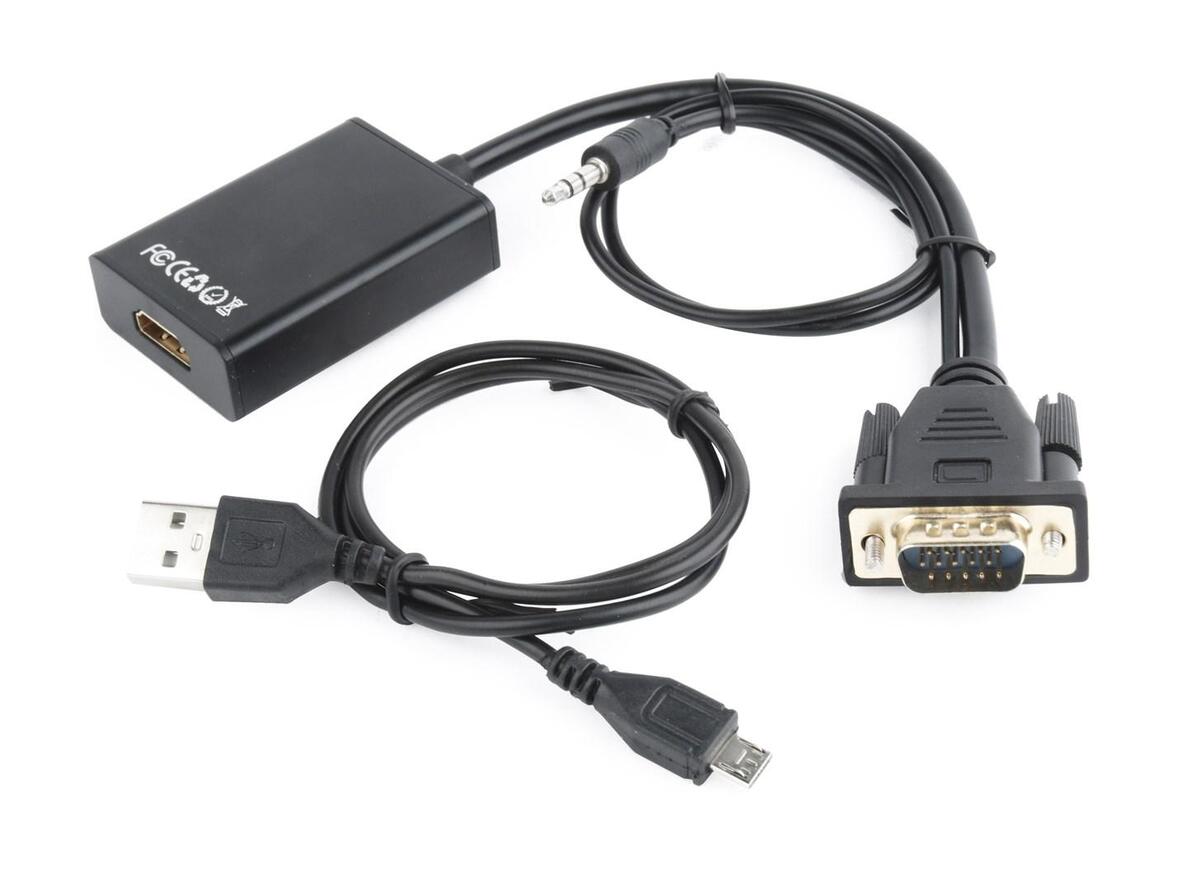 Gembird A-VGA-HDMI-01 video cable adapter 0