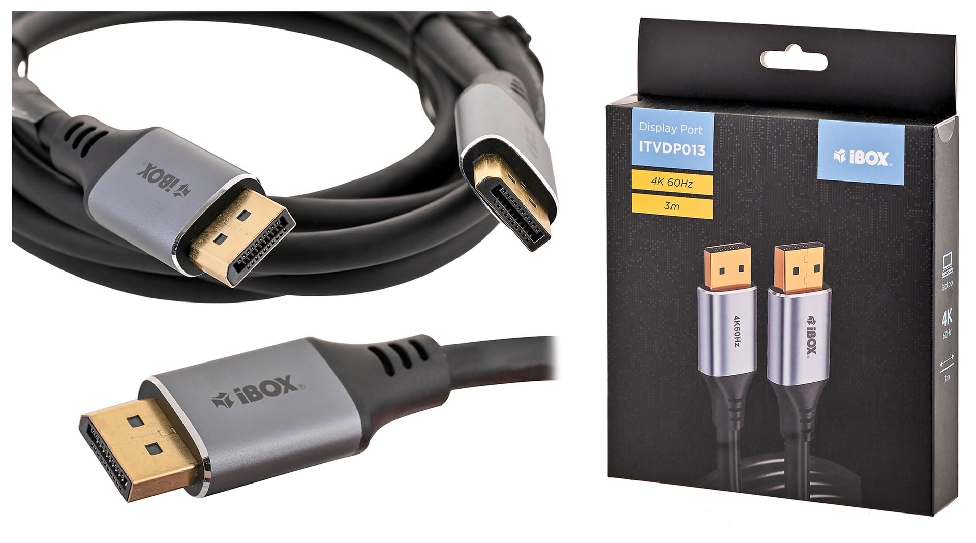 IBox ITVDP013 DisplayPort cable 4K 60Hz