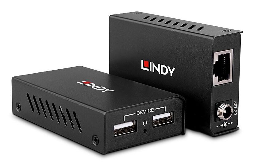 Lindy 100m 2 Port USB 2