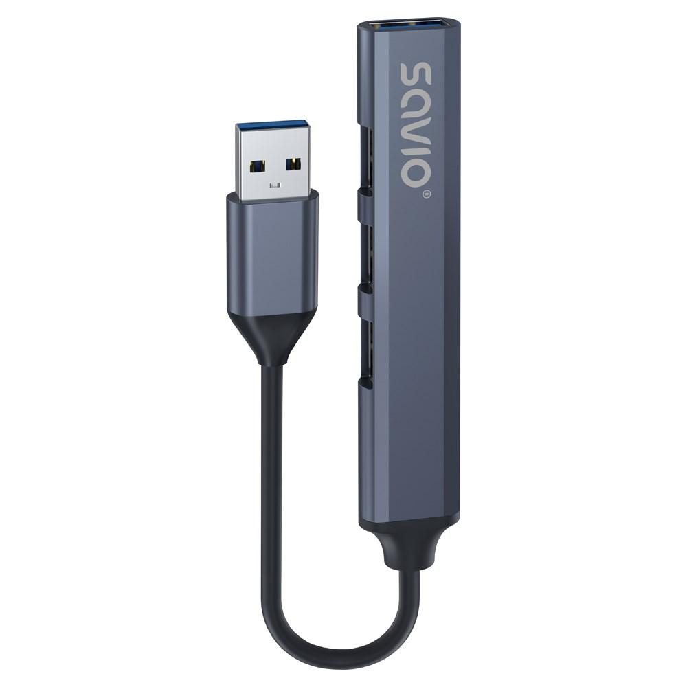SAVIO Hub AK-70 USB-A - 3