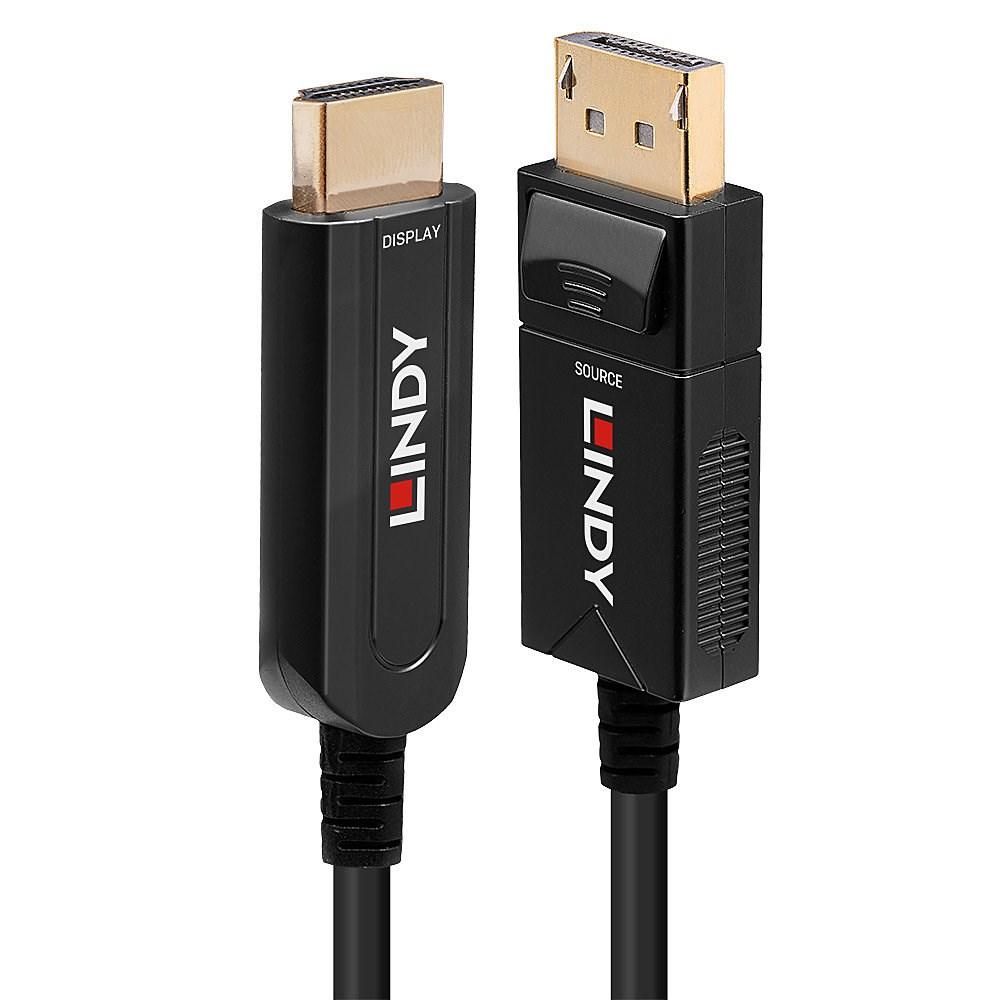 Lindy 10m Fibre Optic Hybrid DisplayPort