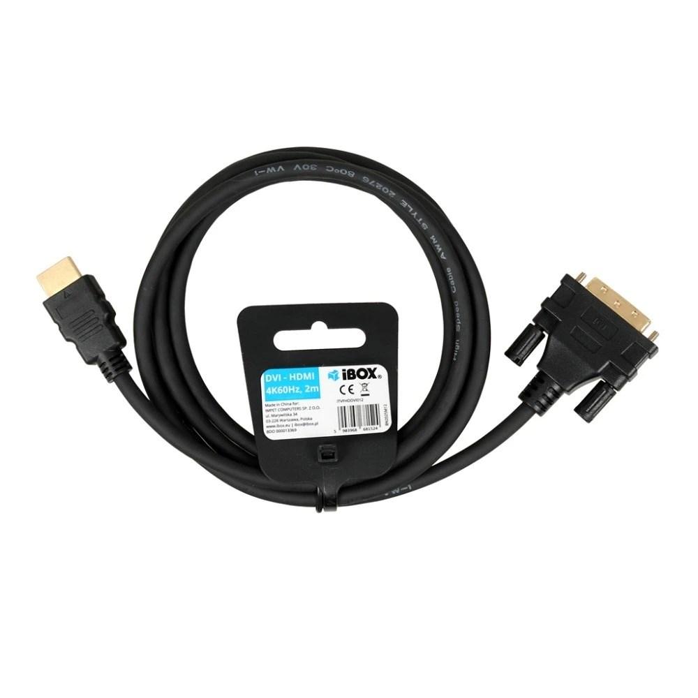 IBox ITVFHDDVI012 HDMI to DVI cable