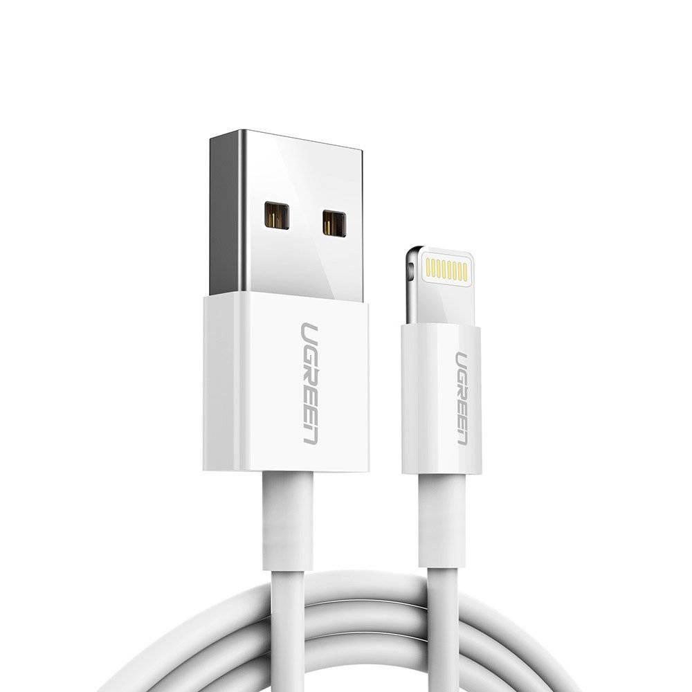 UGREEN NICKEL-PLATED LIGHTNING CABLE, 1 METRE