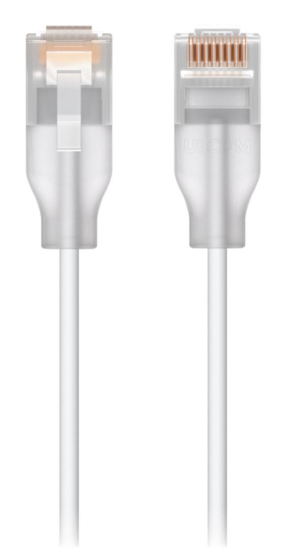 Ubiquiti UACC-Cable-Patch-EL-15M-W networking cable Translucent, White