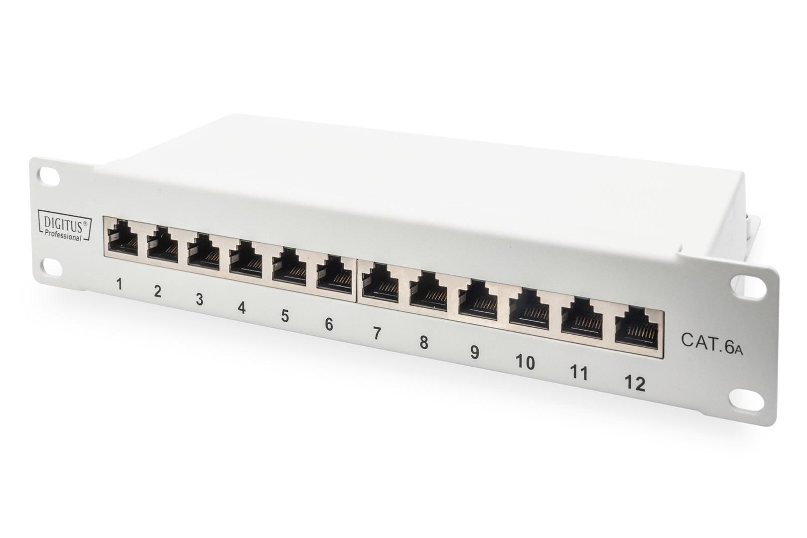 Digitus CAT 6A Patch Panel, shielded