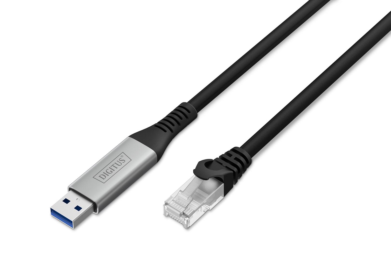 Digitus USB-A - RJ45 Ethernet cable
