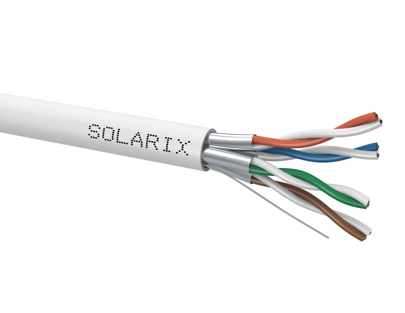 KABEL SKRĘTKA SOLARIX CAT.6A F/FTP