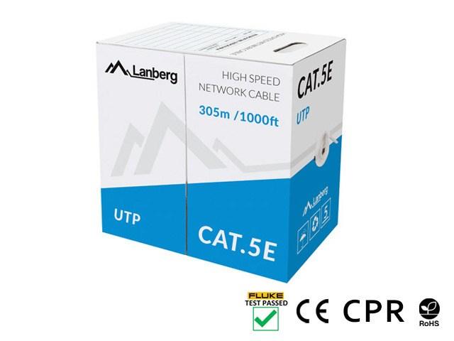 LANBERG CABLE UTP CAT.5E 305M