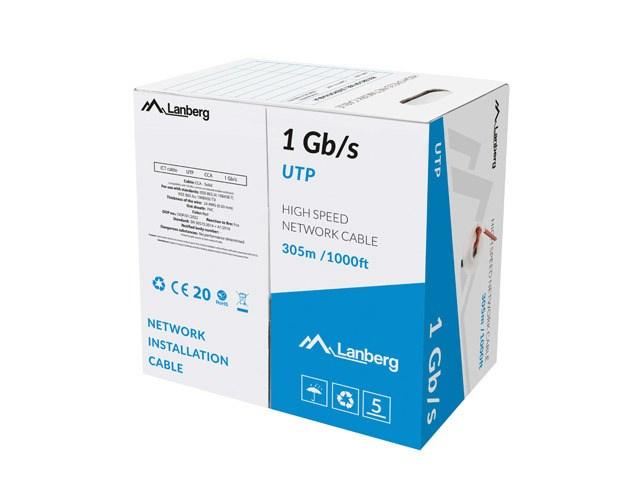LANBERG UTP CABLE 1GB/S 305M CCA