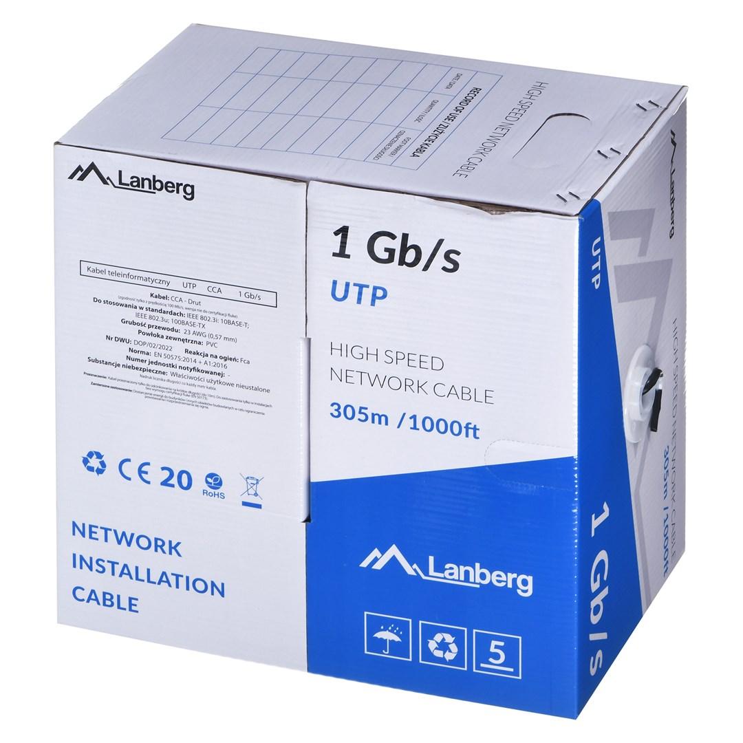 LANBERG UTP CABLE 1GB/S 305M WIRE