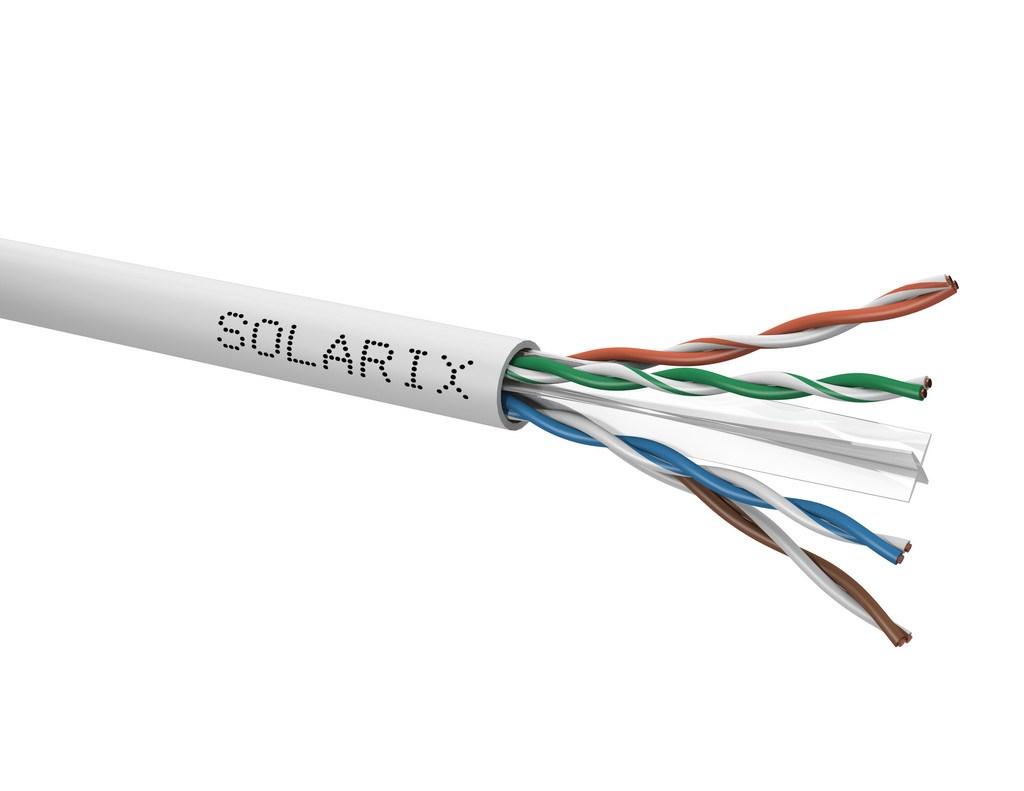 Solarix CAT6 UTP PVC Eca installation
