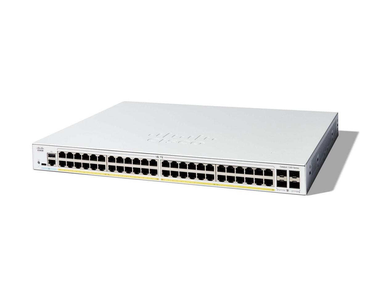 Cisco Catalyst 1300-48P-4G Managed Switch, 48
