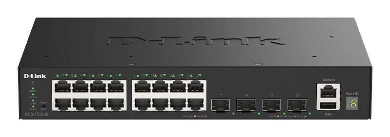 D-Link 20-Port Gigabit Stackable Smart Managed