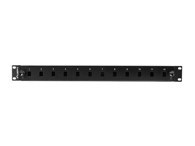 Lanberg FOP1-12SS-LDB patch panel 1U