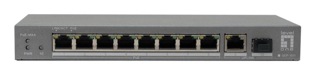 No name LevelOne 10-Port Gigabit PoE